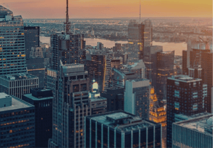 Riverbed skyline