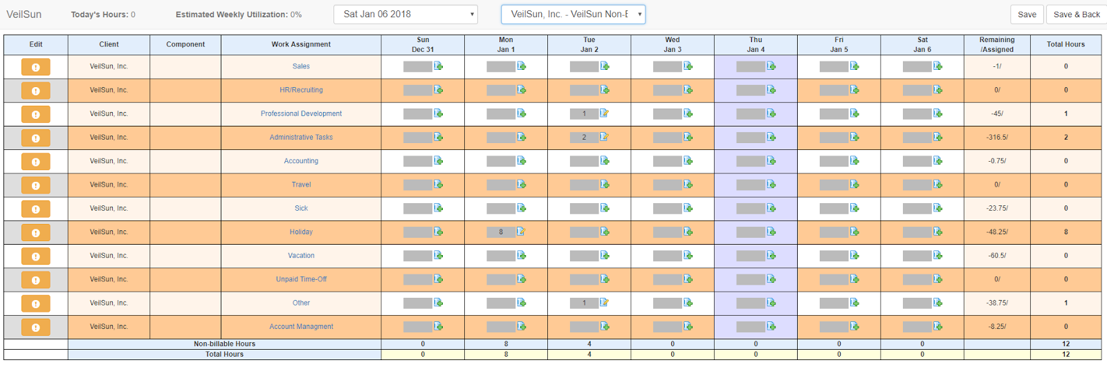 QTimesheets